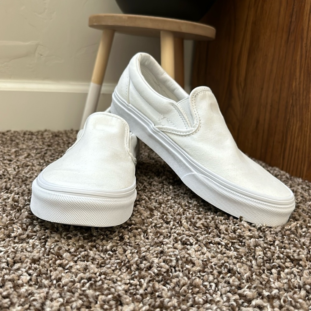 White Vans Slip-Ons